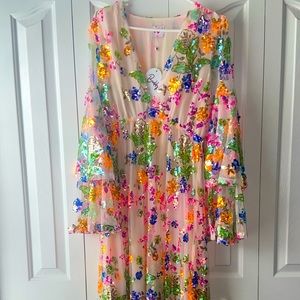 BuddyLove Collette long sleeve maxi dress - size medium